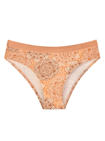 Vrolijke damesslip Beige mandala