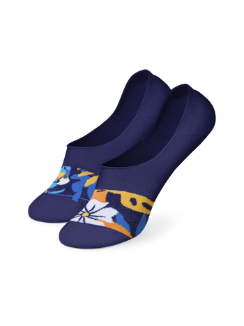 Vrolijke no-show sokken Tropische toekan