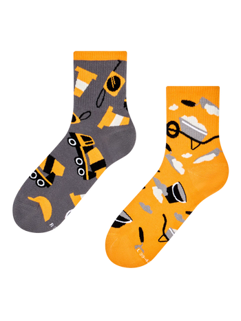 Vrolijke crewsokken Bouwvakker