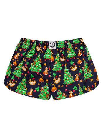 Vrolijke dames boxershorts Katten feestje