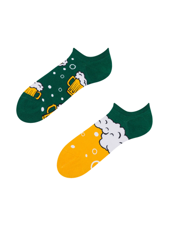 Vrolijke sneakersokken Bier & bubbels