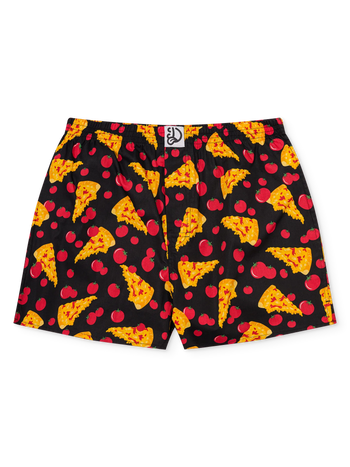 Vrolijk boxershort voor heren Kaaspizza