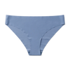 Koudblauwe naadloze damesslips