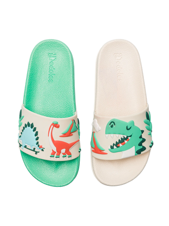 Vrolijke sliders voor kinderen Dino skatepark