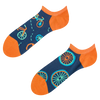 Vrolijke sneakersokken Oranje fiets