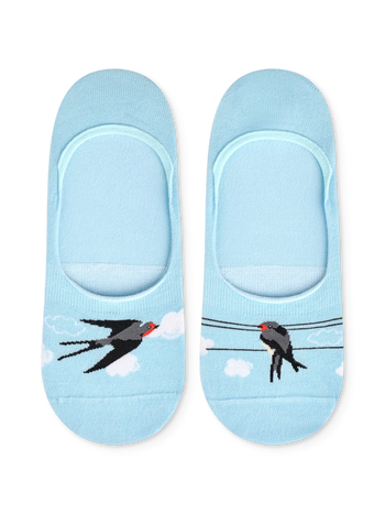 Vrolijke no-show sokken Zwaluwen