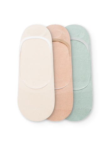 Sandy Beach klassieke no-show sokken 3-pack