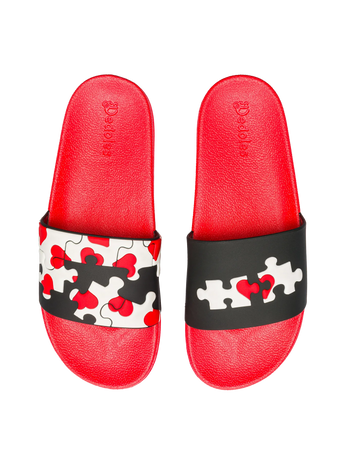 Vrolijke sliders Hart puzzel