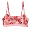Modal damesbralette Roze bladeren