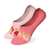 Vrolijke no-show sokken Zoete aardbeien