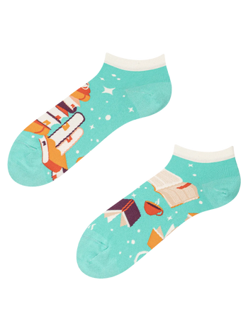 Vrolijke enkelsokken Magische boeken