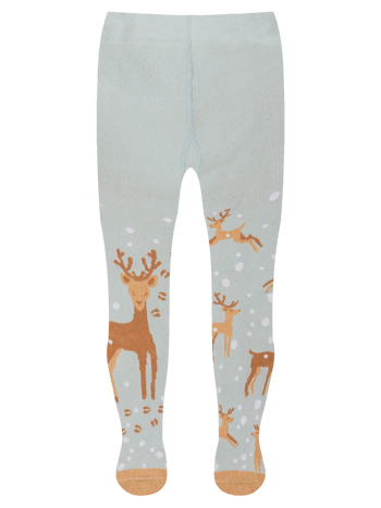 Vrolijke kindermaillot Rendier in de sneeuw