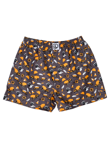 Vrolijk herenboxershort Bouwvakker