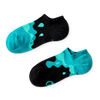 Vrolijke sneakersokken Turquoise druppels