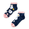 Vrolijke enkelsokken voor kinderen Speels katje
